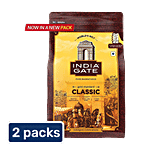 India Gate Gold Standard Classic Basmati Rice 2 x 1 kg (Multipack)