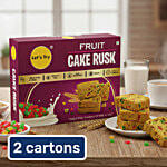 Let's Try Fruit Cake Rusk 2x200 g (Multipack)