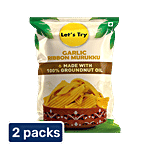 Let's Try Garlic Ribbon Murukku 2 x 180 g (Multipack)