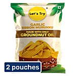 Let's Try Garlic Ribbon Murukku 2x173 g (Multipack)