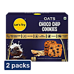 Let's Try Oats Choco Chip Cookies 2 x 200 g (Multipack)