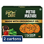 Let's Try Purani Delhi Methi Mathri 2x192 g (Multipack)