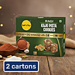 Let's Try Ragi Kaju Pista Cookies 2x200 g (Multipack)