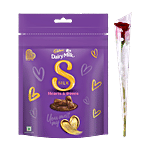 bb Combo Silk Home Treats & Fresho Rose Red Flower 1 pc Combo (2 Items)