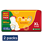 Niine  Dry Comfort Sanitary Pads - XL 2 x 18 pcs (Multipack)