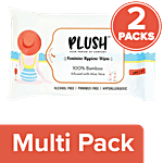 Plush Feminine Hygiene Wipes - With Aloe Vera, 100% Bamboo 2 x 20 pcs (Multipack)