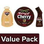 Cherry Blossom Neutral Shoe Shiner, 4 g + Dark Tan Liquid, 75 ml + Wax, 40 g - Shoe Polishes Combo (3 Items)