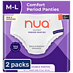 Nua Zero Irritation Comfort Disposable Period Panties - M-L 2x5 pcs (Multipack)