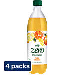 Paper Boat Zero Yuzu Orange Sparkling Water 4 x 600 ml (Multipack)