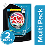 Safewash Top Load Matic Liquid Detergent 2 x 2 L Pouch Multipack