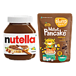bb Combo Nutella Hazelnut&Cocoa Spread,180g+Slurrp Farm Chocolate Millet Pancake Mix,150g Combo 2 items