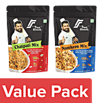 RS By True Elements Chatpati Mix, 250 g + Namkeen Mix, 100 g Combo 2 Items
