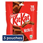 Nestle KitKat Minis Choco Coated Wafer Bars 3x118.4 g (Multipack)