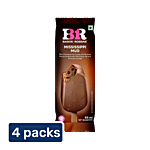 Baskin Robbins Mississippi Mud Stick Ice Cream 4 x 65 ml (Multipack)