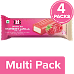 Baskin Robbins Raspberry Vanilla Doublet Bar Stickless Ice Cream 4 x 65 ml (Multipack)