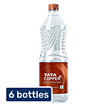 Tata  Copper+ Water With Goodness Of Copper 6x1 L Bottle (Multipack)