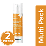 The Derma Co 1% Hyaluronic Sunscreen Aqua Gel - SPF 50 2x50 g (Multipack)