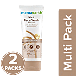 Mamaearth Rice Face Wash - With Niacinamide 2x100 ml (Multipack)