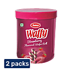 Dukes  Waffy Strawberry Flavoured Wafer Roll 2x250 g (Multipack)