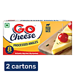 Go Cheese Processed Angles - Plain 2x160 g (Multipack)