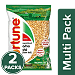 Fortune Unpolished Arhar/Toor Dal 2x1 kg (Multipack)