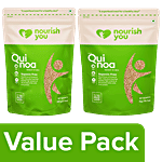 Nourish you White Quinoa Gluten Free 500 g + White Quinoa Grain 1 kg Combo 2 items