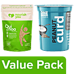 bb Combo White Quinoa Gluten Free 500 g + Peanut Curd 450 g Combo 2 items