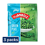 Godrej Yummiez Green Peas 3x200 g Pouch (Multipack)