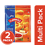 Godrej Yummiez Chicken Nuggets 2x500 g Pouch (Multipack)