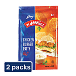 Godrej Yummiez Chicken Burger Patty 2x300 g (Multipack)