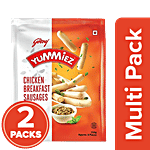 Godrej Yummiez Chicken Breakfast Sausages 2x250 g (Multipack)