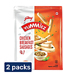 Godrej Yummiez Chicken Breakfast Sausages 2x250 g (Multipack)