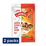 Godrej Yummiez Chicken Pepper & Herb Salami 2x250 g (Multipack)
