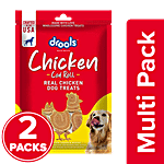 Drools Cod Roll Real Chicken Dog Treats 2x70 g (Multipack)