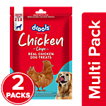 Drools Chips Real Chicken Dog Treats 2x70 g (Multipack)