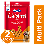 Drools Chicken Sticks Carrot Flavour Dog Treats 2x100 g (Multipack)