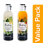 Poetry Elderflower Mojito + Passion Fruit Martini, 250 ml Each Combo (2 Items)