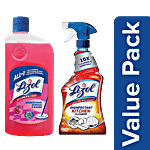 bb Combo Disinfectant Surface & Floor Cleaner Floral + Kitchen Cleaner Orange Combo 2 items