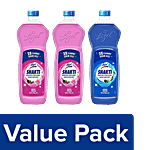 bb Combo Shakti Disinfectant Floor Cleaner Rose Fresh (900 ml x 2) + Aqua Fresh Combo 3 items
