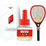 bb Combo Insta Mosquito Killer Machine & Refill + Rechargeable Mosquito Racquet Combo 2 items