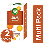 Airwick Blood Orange & Incense Scented Candle With Essential Oils 2x185 g (Multipack)