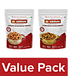 Adukale Onion Kodubale Rings + Congress Kadlekayi, 180 g Each Combo (2 Items)