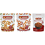 Adukale Onion Kodubale Rings + Kayi/Coconut Kodubale + Rice Kodubale Rings, 180 g Each Combo (3 Items)