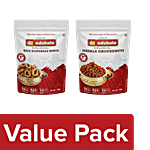 Adukale Rice Kodubale Rings + Masala Groundnuts, 180 g Each Combo (2 Items)