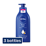 Nivea Body Milk Nourishing Lotion 3x600 ml (Multipack)