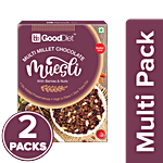 bb Gooddiet Multi Millet Chocolate Muesli With Berries & Nuts 2x350 g (Multipack)