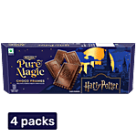 Britannia Pure Magic Harry Potter Choco Frames Biscuits 4x50 g (Multipack)