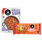 Ching's Secret Schezwan Instant Noodles, 240 g + Manchow Soup, 55 g Combo (2 Items)
