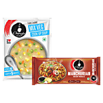 Ching's Secret Manchurian Instant Noodles 240 g + Mix Veg Instant Soup, 55 g Combo (2 Items)