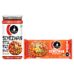 Ching's Secret Schezwan Instant Noodles, 240 g + Schezwan Stir Fry Cooking Sauce, 250 g Combo (2 Items)